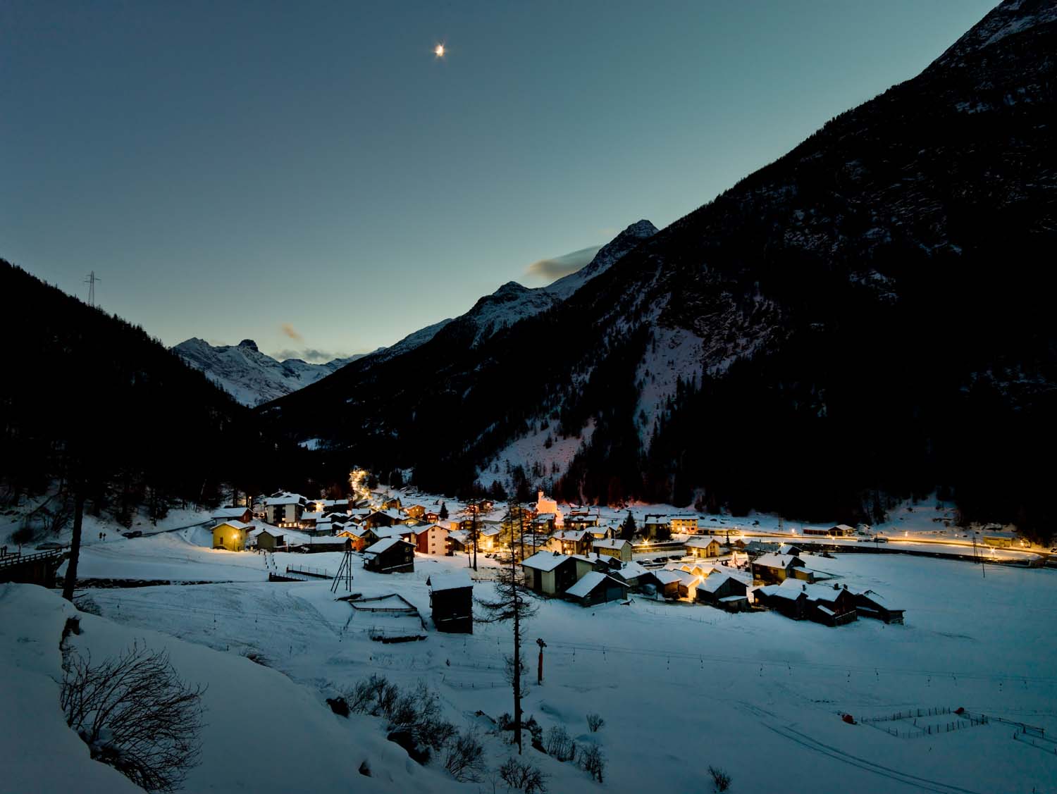 Saas-Fee in winter- Photo credit: Matterhorn Region- Saas Fee.