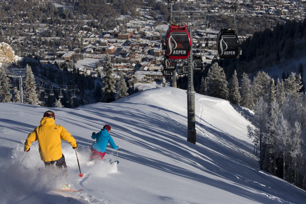 www.Mattpowerphotography.com January 21 2015. Aspen Mountain to Open with Skiing and Riding Memorial Day Weekend.