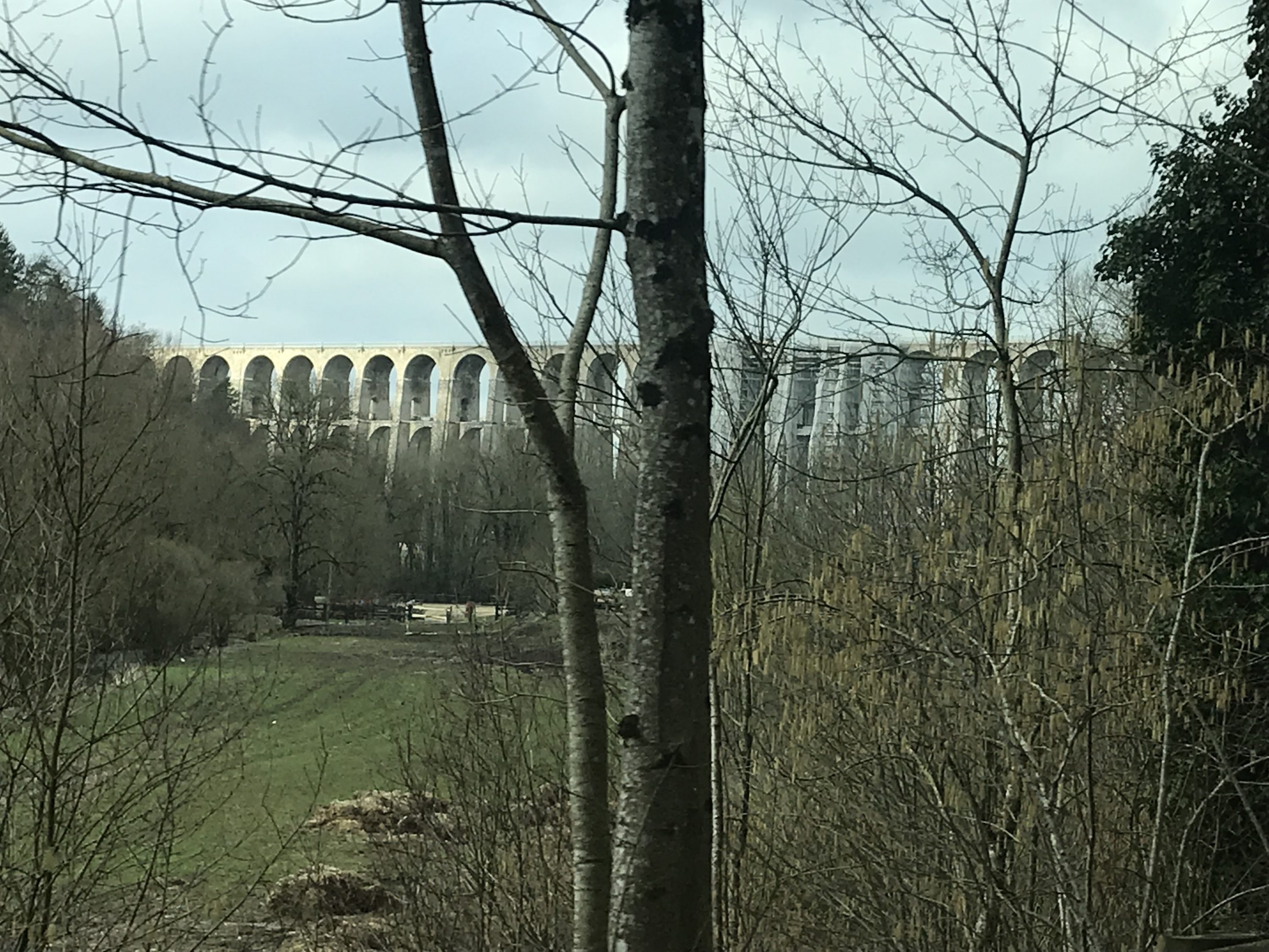 The famous Viaduct of Chaumont is an impressive railway construction dating from 1857. overlooking the Suize valley. Photo by The-Ski-Guru