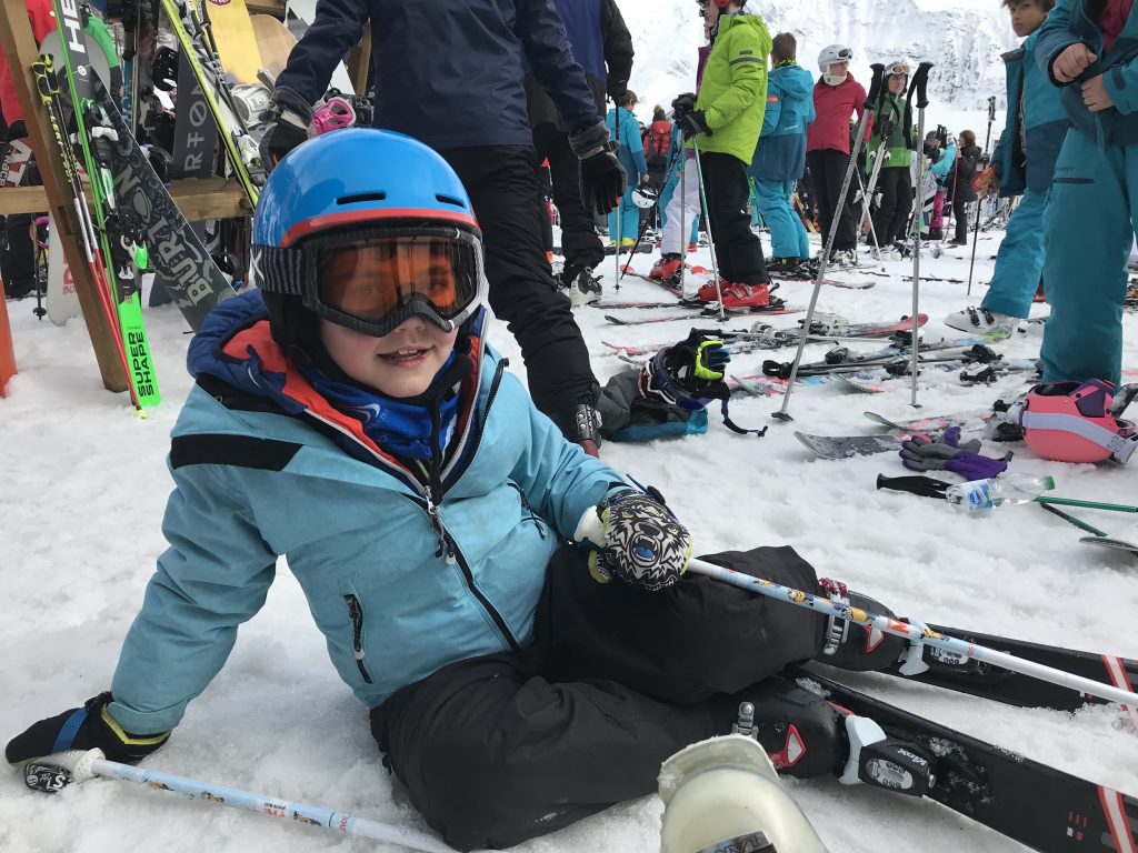 Enrique relaxing after a ski class in Courmayeur Mont Blanc. Photo: The-Ski-Guru