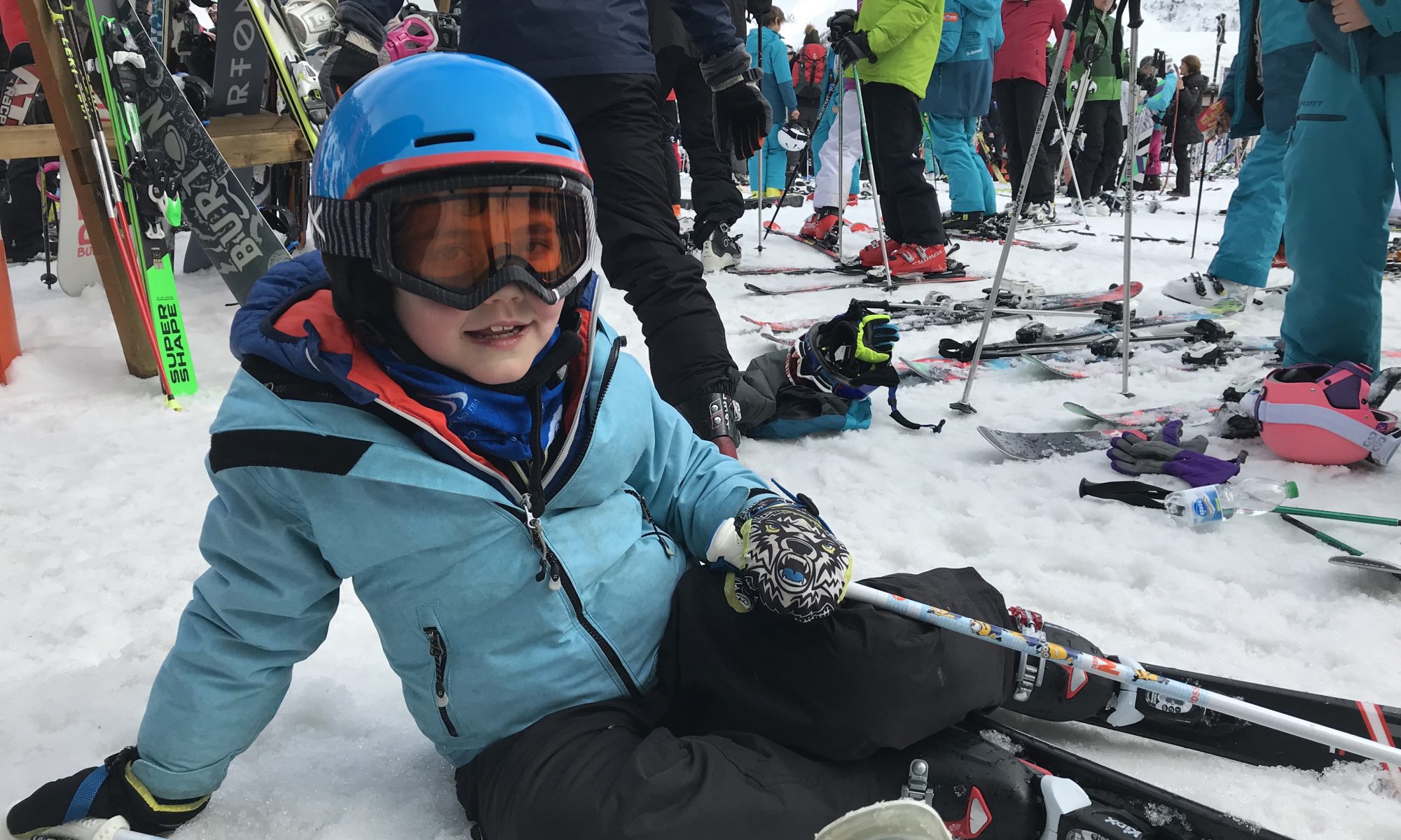 Enrique relaxing after a ski class in Courmayeur Mont Blanc. Photo: The-Ski-Guru