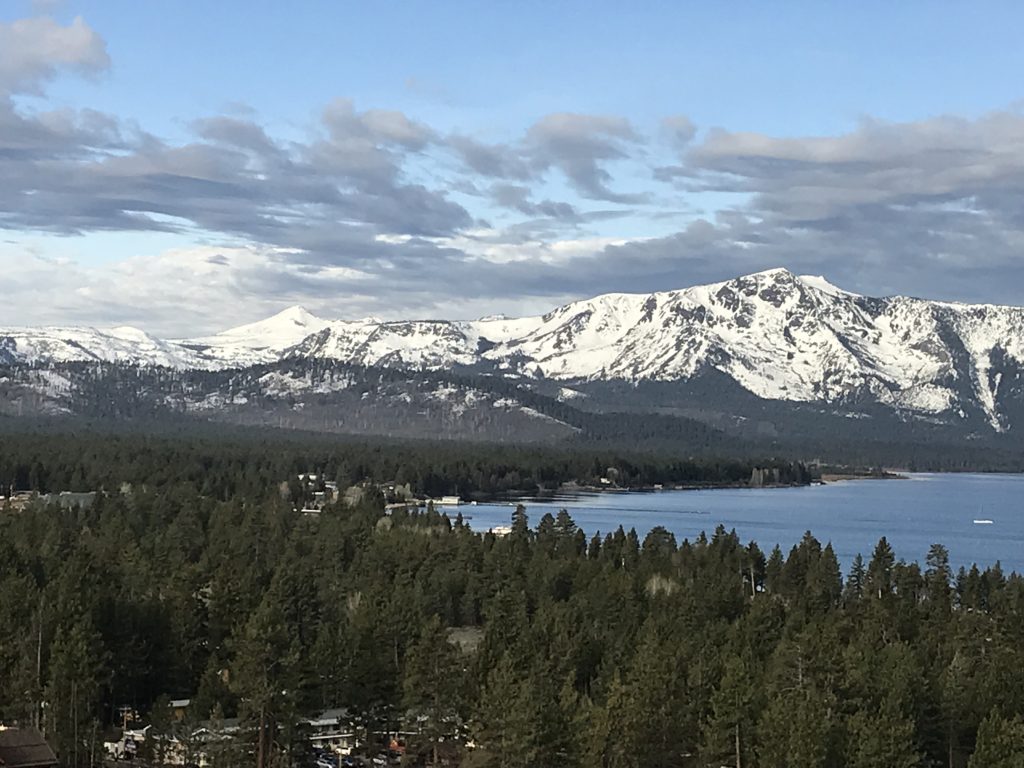 View from the room at the Harrah's - MTS 2018 Heavenly, Lake Tahoe.