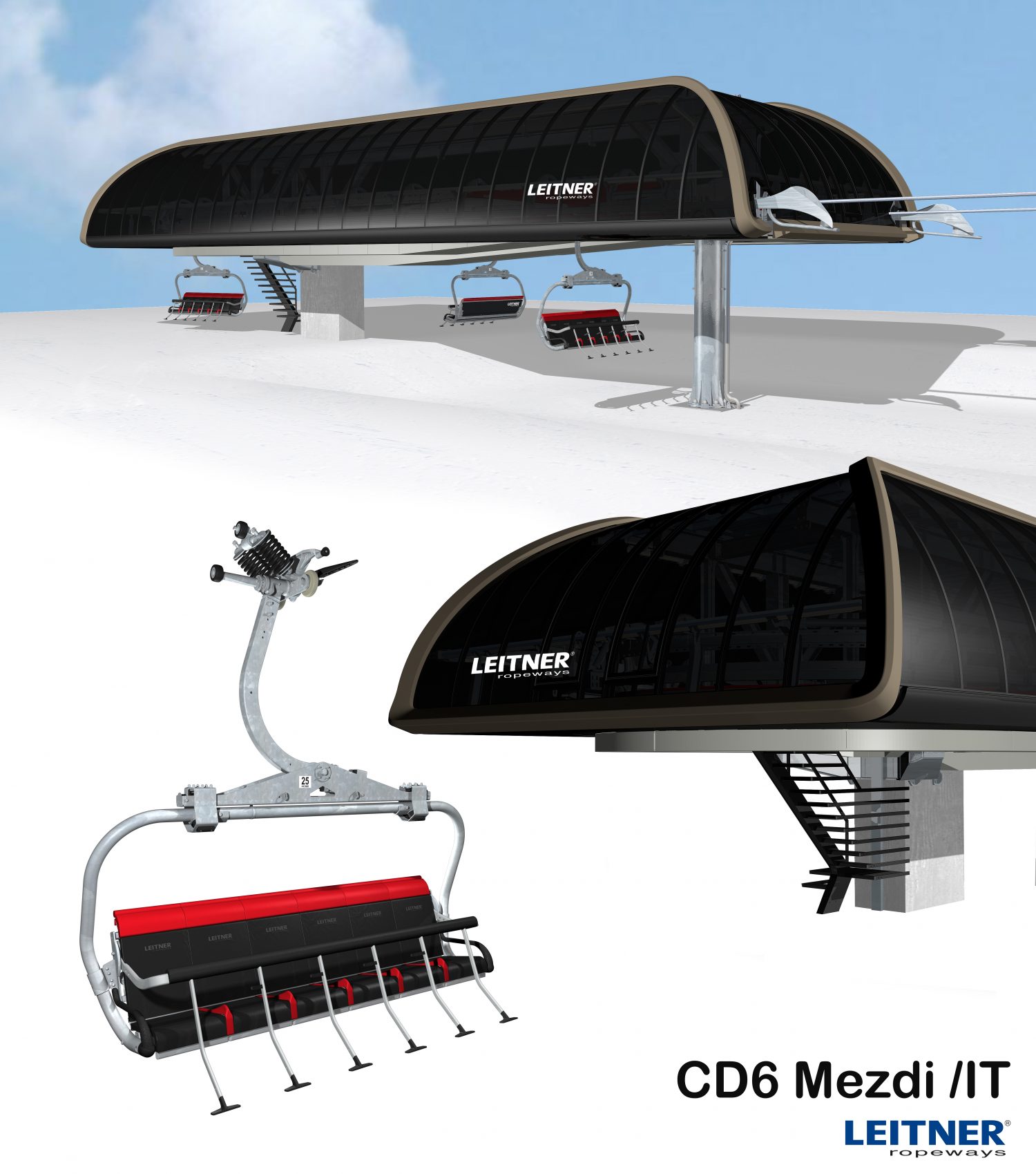 Dolomiti Superski- Alpe di Siusi's new chairlift Mezdì by Leitner Ropeways