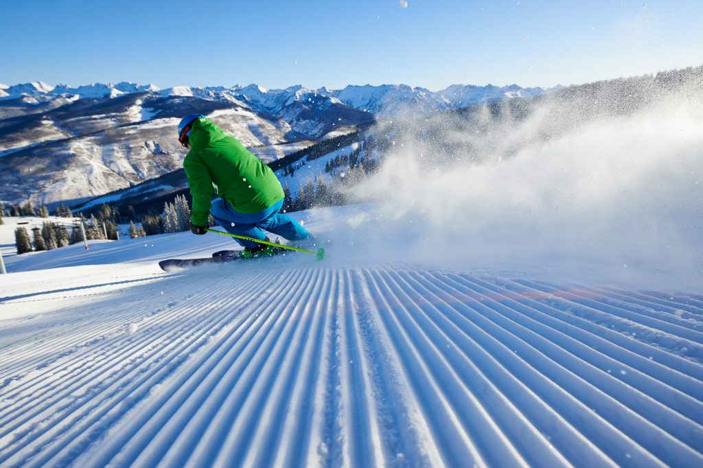 A groomed run in Vail Mountain. Photo- Jack Affleck. Vail Resorts Commits to $175 Million to $180 Million in Capital Investments to Reimagine the Guest Experience for the 2019-20 Season