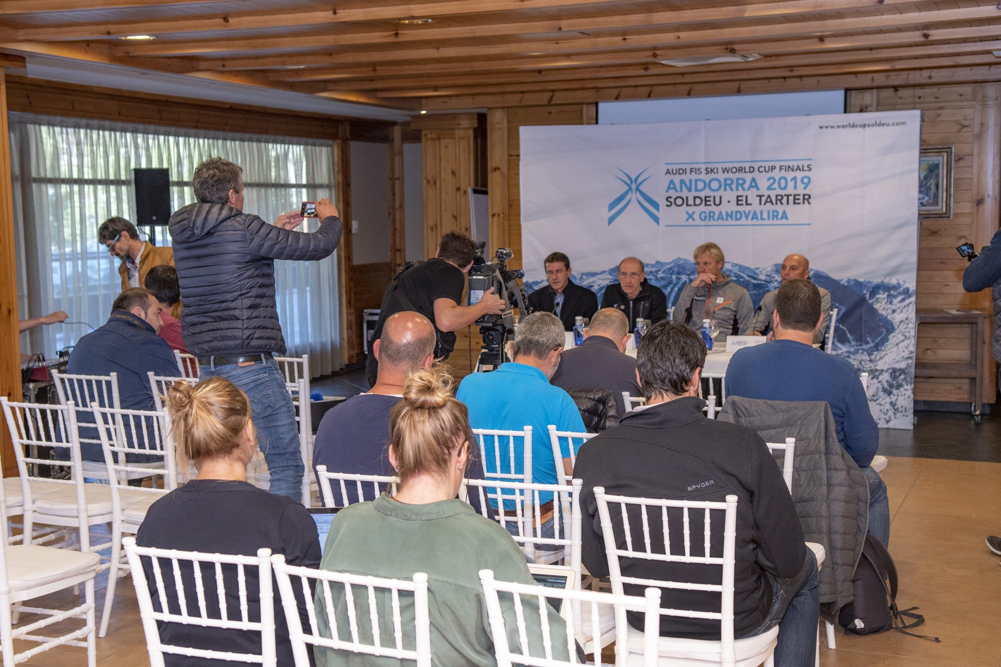 Press conference FIS Nordic Hotel. 3rd October. The FIS commends preparations for the Soldeu El Tartar World Cup Finals. 