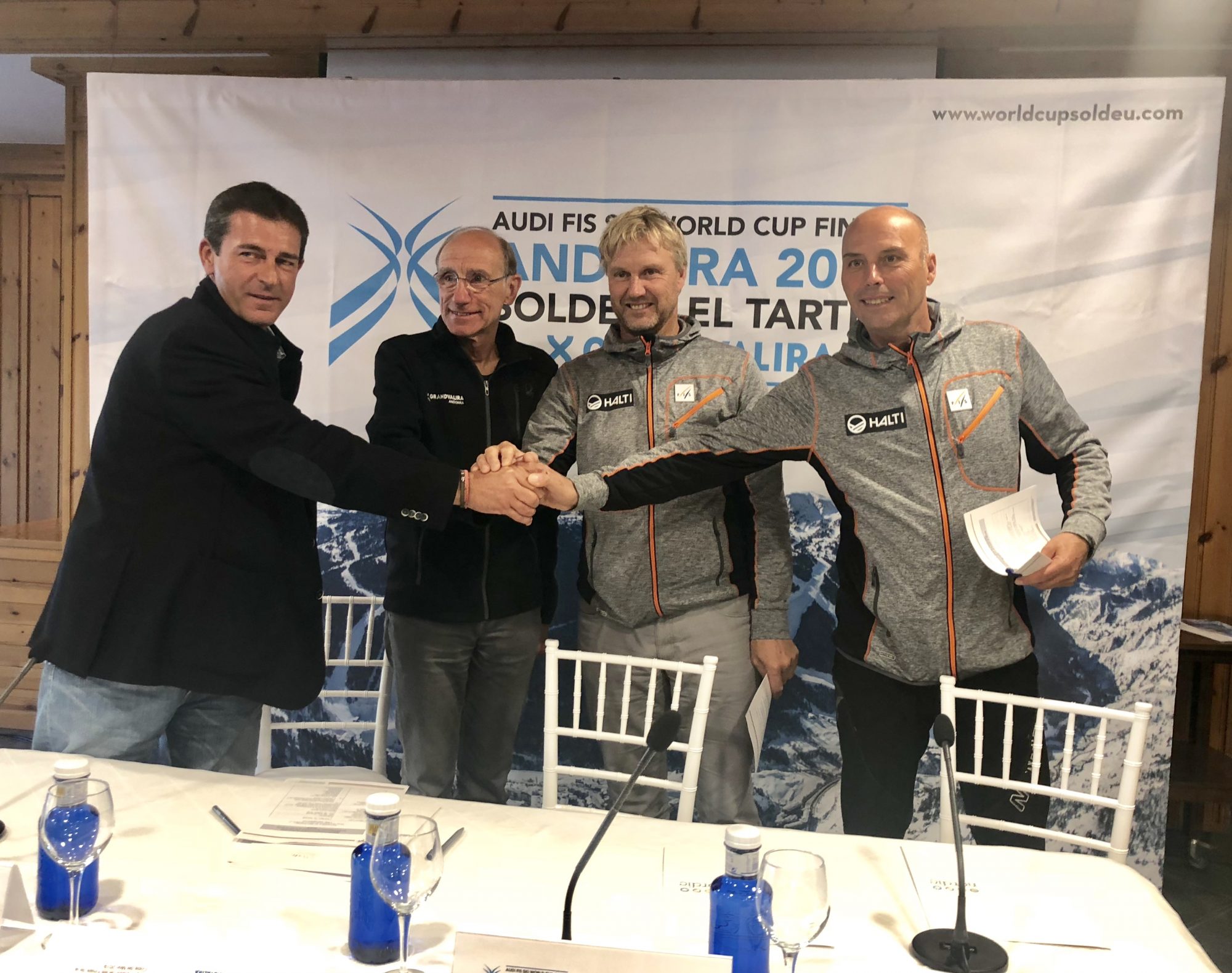 Press Conference FIS at the Nordic Hotel 3rd October. Photo courtesy Grandvalira.