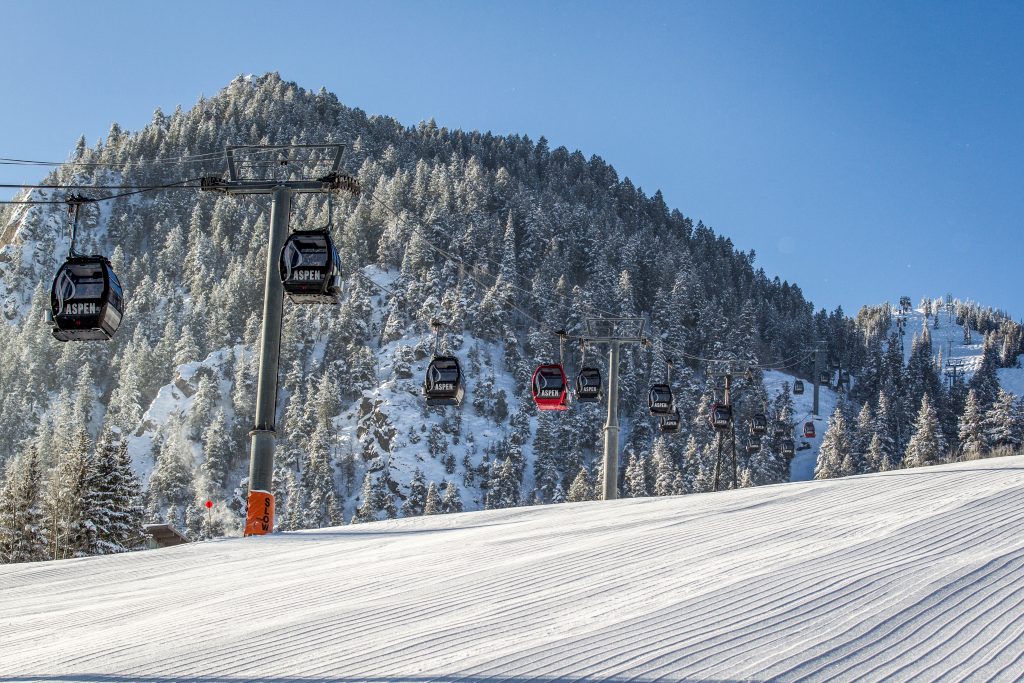 Mattpowerphotography.com 2/24/15 SkiCo Aspen Mountain Shoot. Aspen Mountain to Open with Skiing and Riding Memorial Day Weekend.