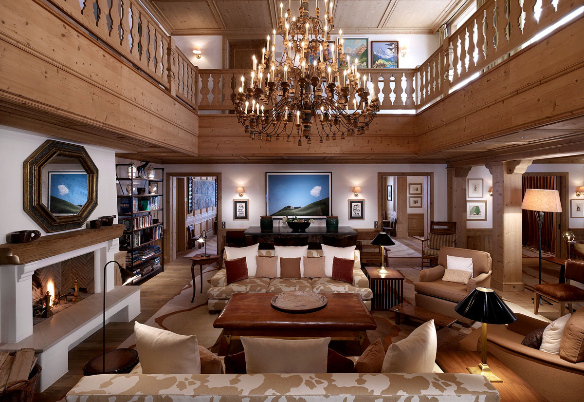 Aurelio Chalet's living room. Photo: Aurelio Hotel and Chalet. The Must-Read Guide to Lech. 