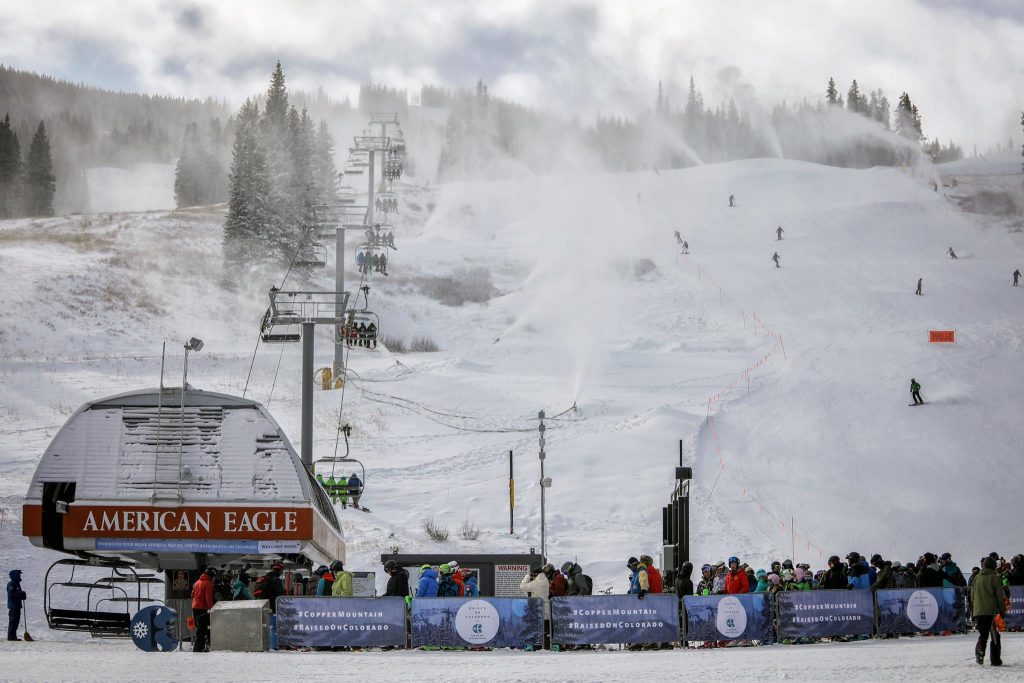 Copper Mountain photo. A new Leitner-Poma empty gondola cabin from Copper Mountain Crashes to the Ground.