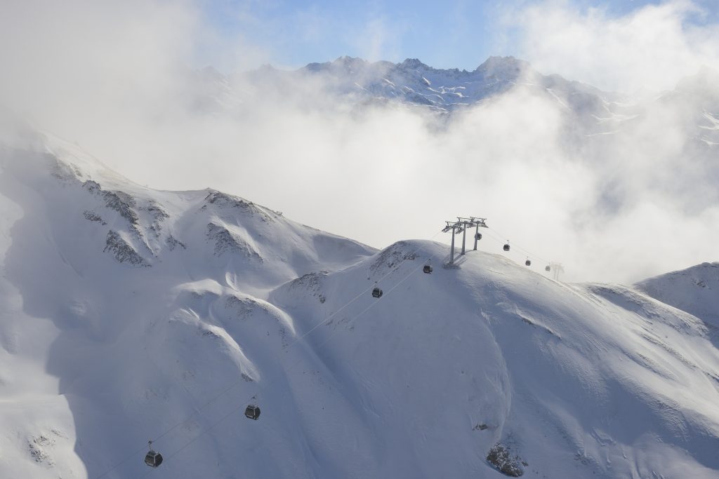 The Flexenbahn has connected all the Arlberg region. Photo: Ski Arlberg- Lech Zürs Tourismus. Austria removes UK from Virus Variant List