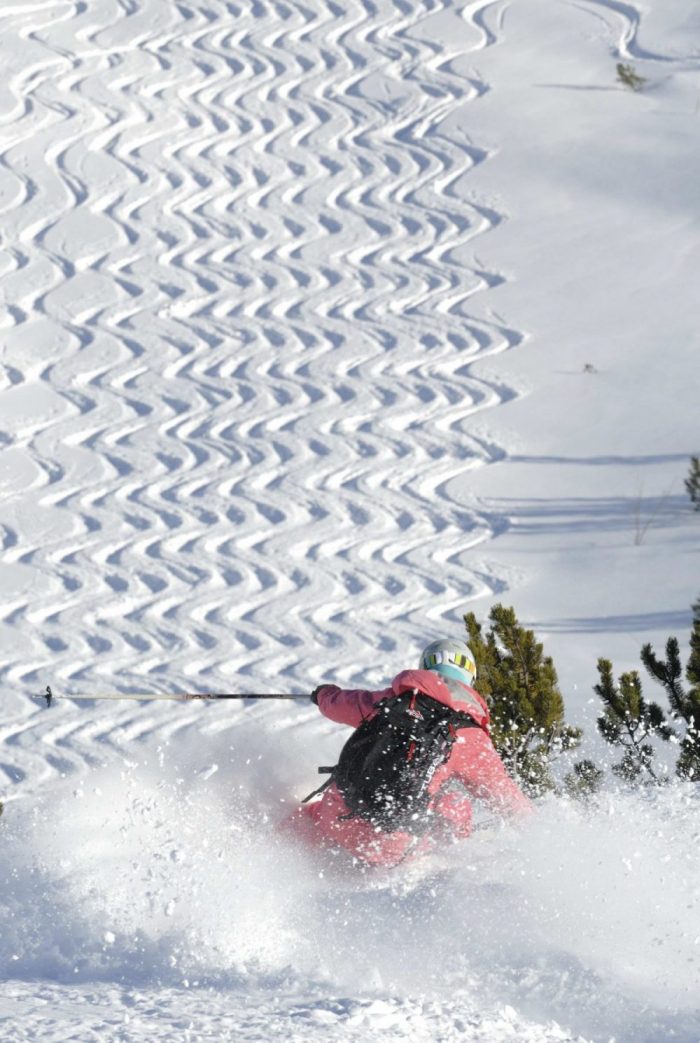 Some powder lines look perfect, one next to the other. Photo: Sepp Mallaun. Lech Zürs Tourismus. Swiss urged to 'hit the slopes' to save ski season. The situation for skiing in December in the rest of Europe.