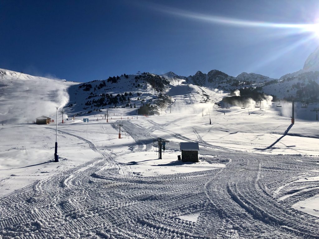 Sector Grau Roig. Grandvalira kick-starts the season this Saturday 1st of December with the partial opening of the Pas de la Casa and Grau Roig sectors.Photo: Grandvalira.