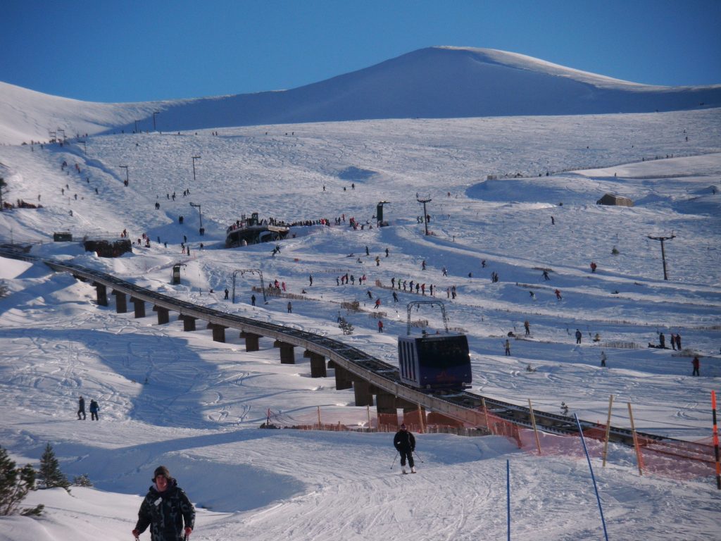 The Cairngorm Mountain's funicular might not open this coming season. Photo: Cairngorm Mountain