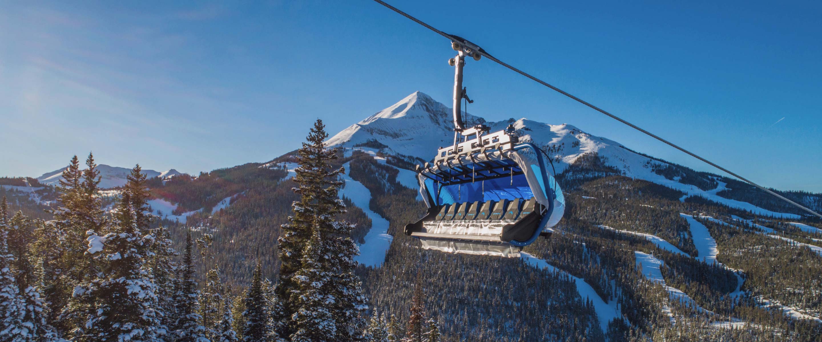 Photo: Big Sky Resort. World’s Most Technologically-Advanced Chairlift Debuted at Big Sky Resort.