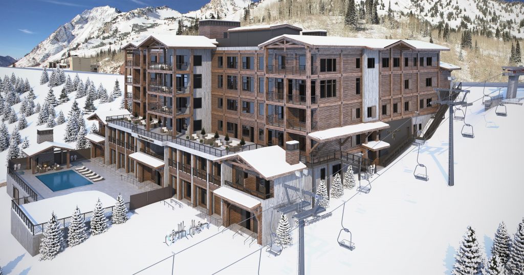 Snowpine Lodge Final Render. Credit: Snowpine Lodge. Snowpine Lodge Set to Open January 30, 2019.