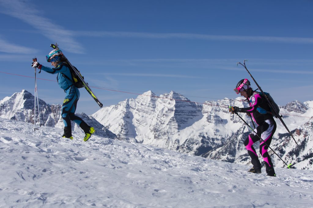 Audi Power of Four Ski Mountaineering Race Mar. 2-3 - New United States Ski Mountaineering Association National Championship. Photo courtesy of Aspen Skiing Company.