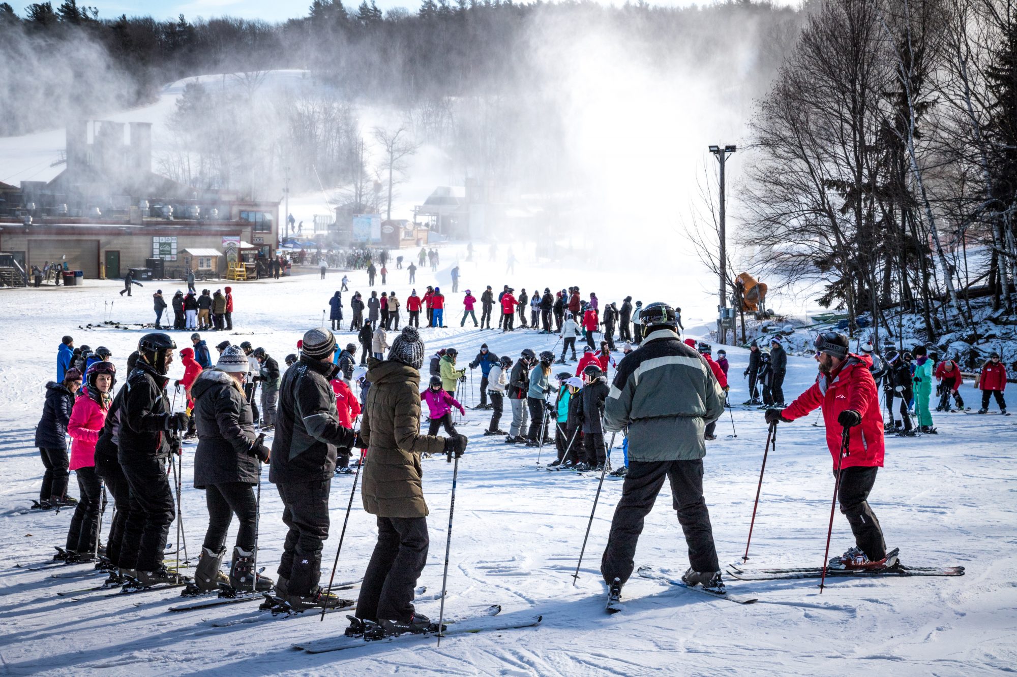 Wachusett Mountain Ski Area. Learn to Ski and Snowboard. First National Learn to Ski and Snowboard Day in the US.