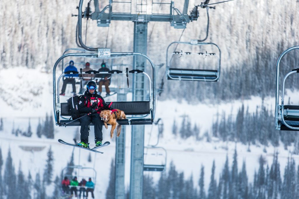 Photo: Arapahoe Basin- Dave Camara. Matt and Rio on the lift. A-Basin quits the Epic Pass cash cow due to their lack of parking.