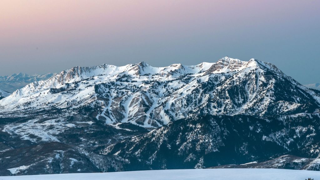 Snowbasin's full mountain. Photo: Snowbasin Mountain Resort. Sun Valley and Snowbasin Join the Epic Pass.