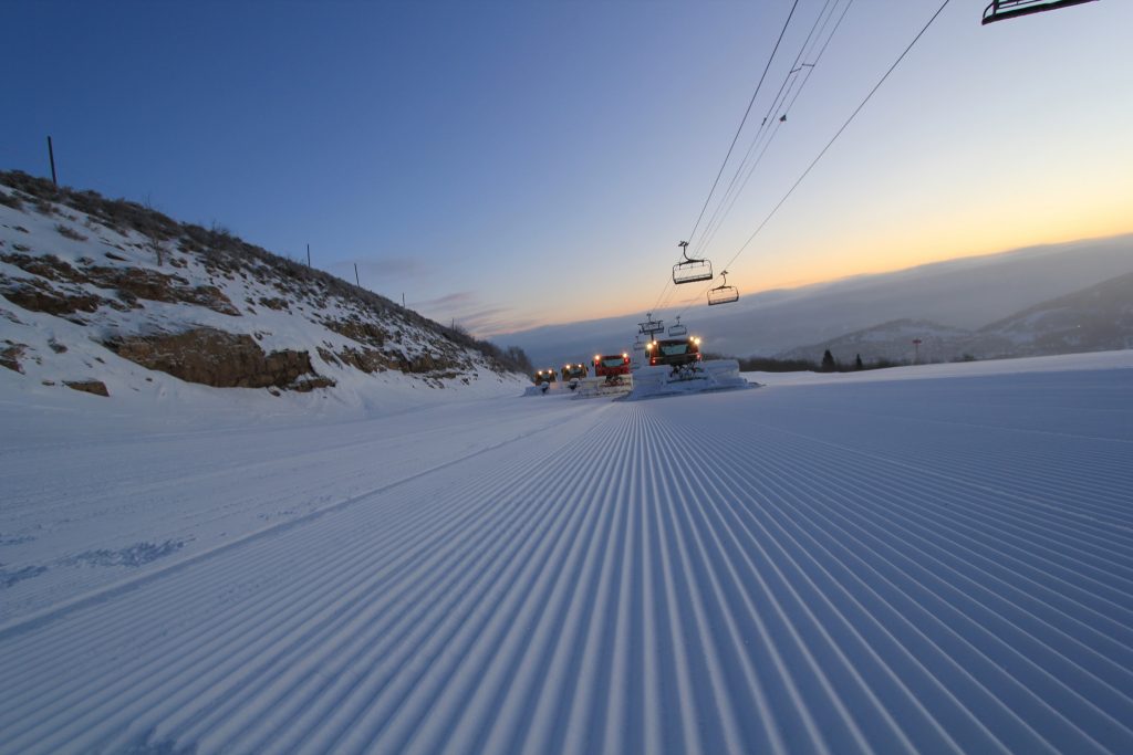 Park City groomed slope. Photo: Vail Resorts. Vail Resorts Still in the News for the Wrong Reasons