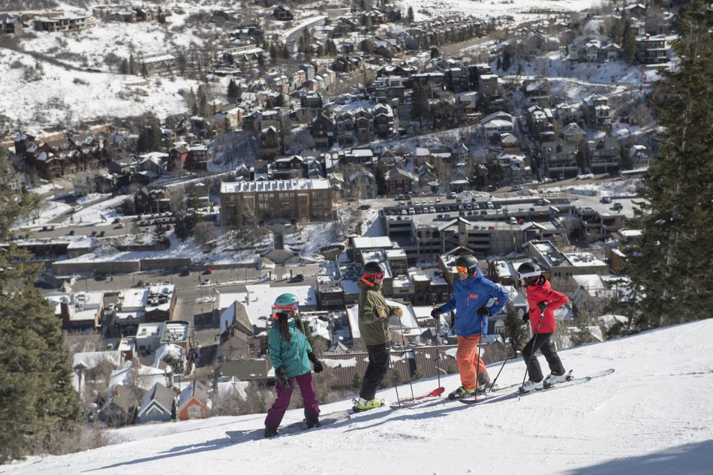 Park City skiing - photo: Scott Markewitz. Vail Resorts. Park City Town. Vail Resorts Announces Pending Sale of Park City Mountain Base Area Site for Mixed-Use Project Development.