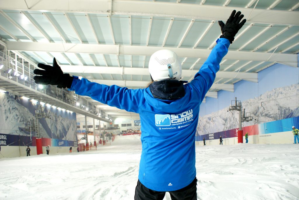 Skiworld raise £15,000 for charity partner, Snow-Camp. Photo: Snow-Camp-Skiworld.