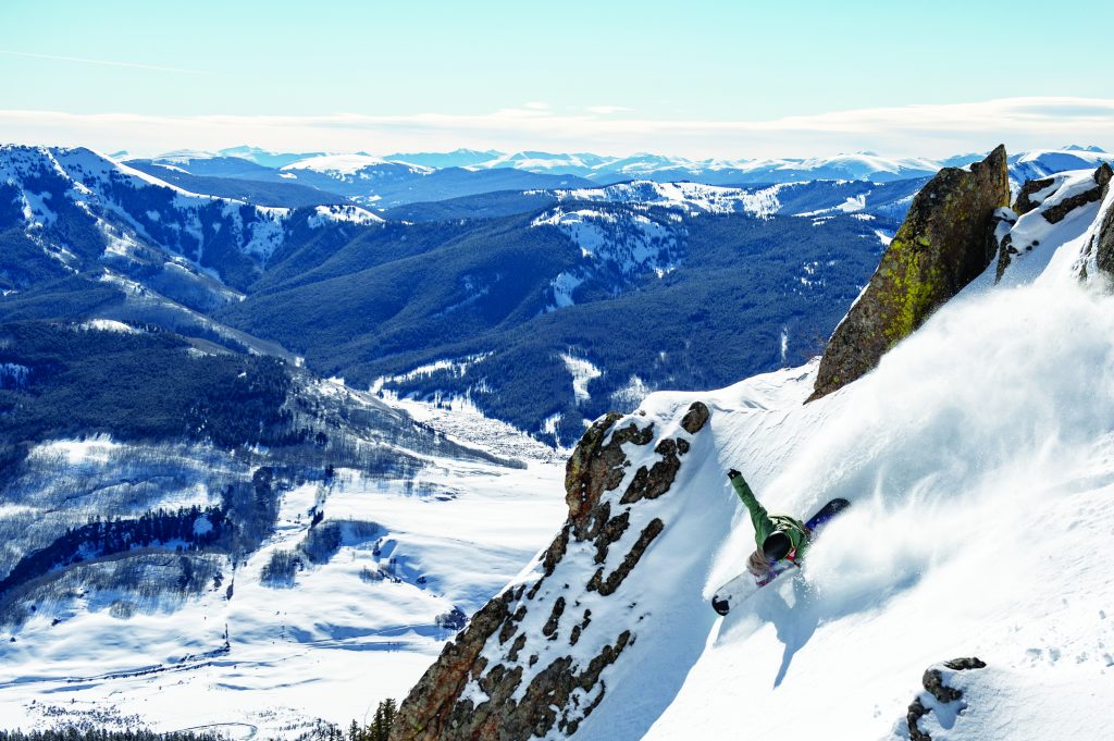 Crested Butte in-bounds Extreme terrain is famous. Photo: Fenlon/CBMR. Final Record of Decision Published for Teocalli Drainage Expansion Project.