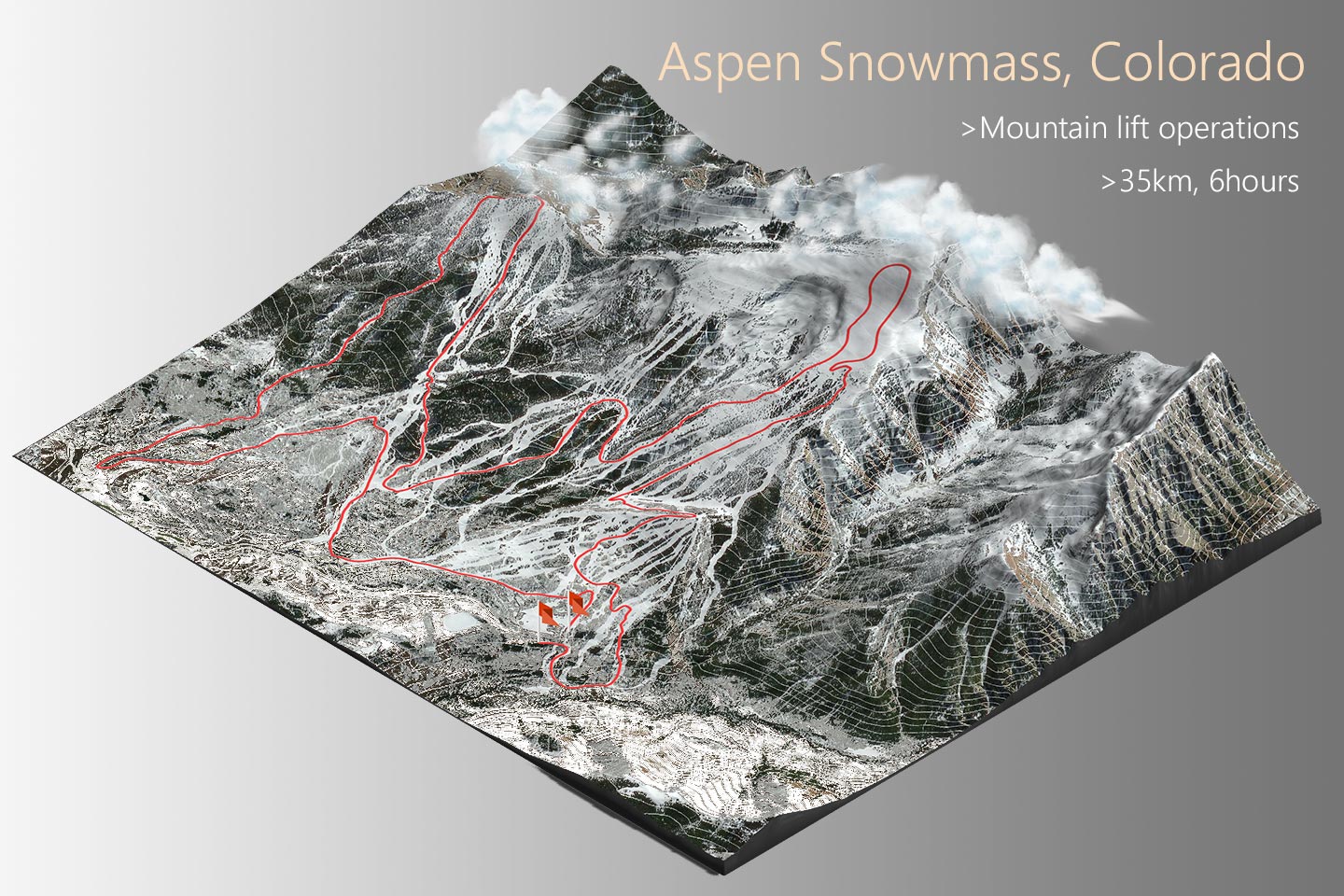 Taiga - Aspen's route. Photo by Taiga Motors. Aspen Skiing Company Announces New Partnership with Taiga Motors