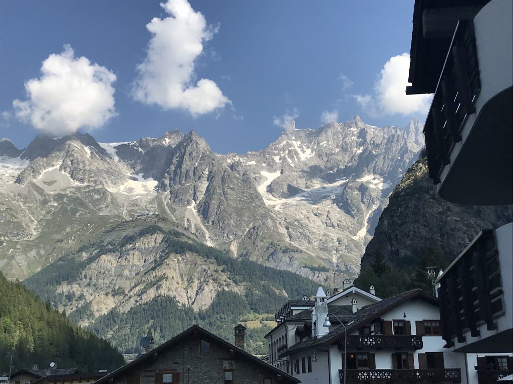 Courmayeur in the summer. Photo: The-Ski-Guru. Our summer in the mountains – one week in Courmayeur.