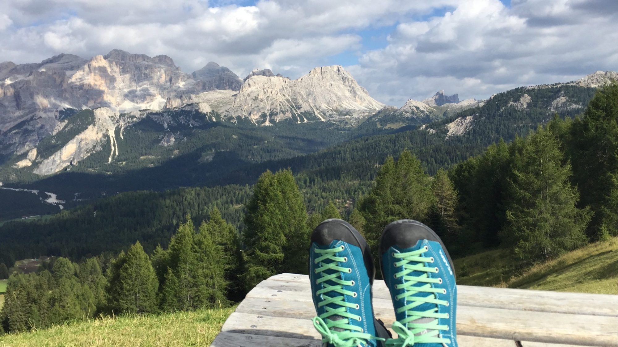 A rest during a hike in Alta Badia to admire the views. Photo: The-Ski-Guru. A Must-Read Guide to Summer in South Tyrol.