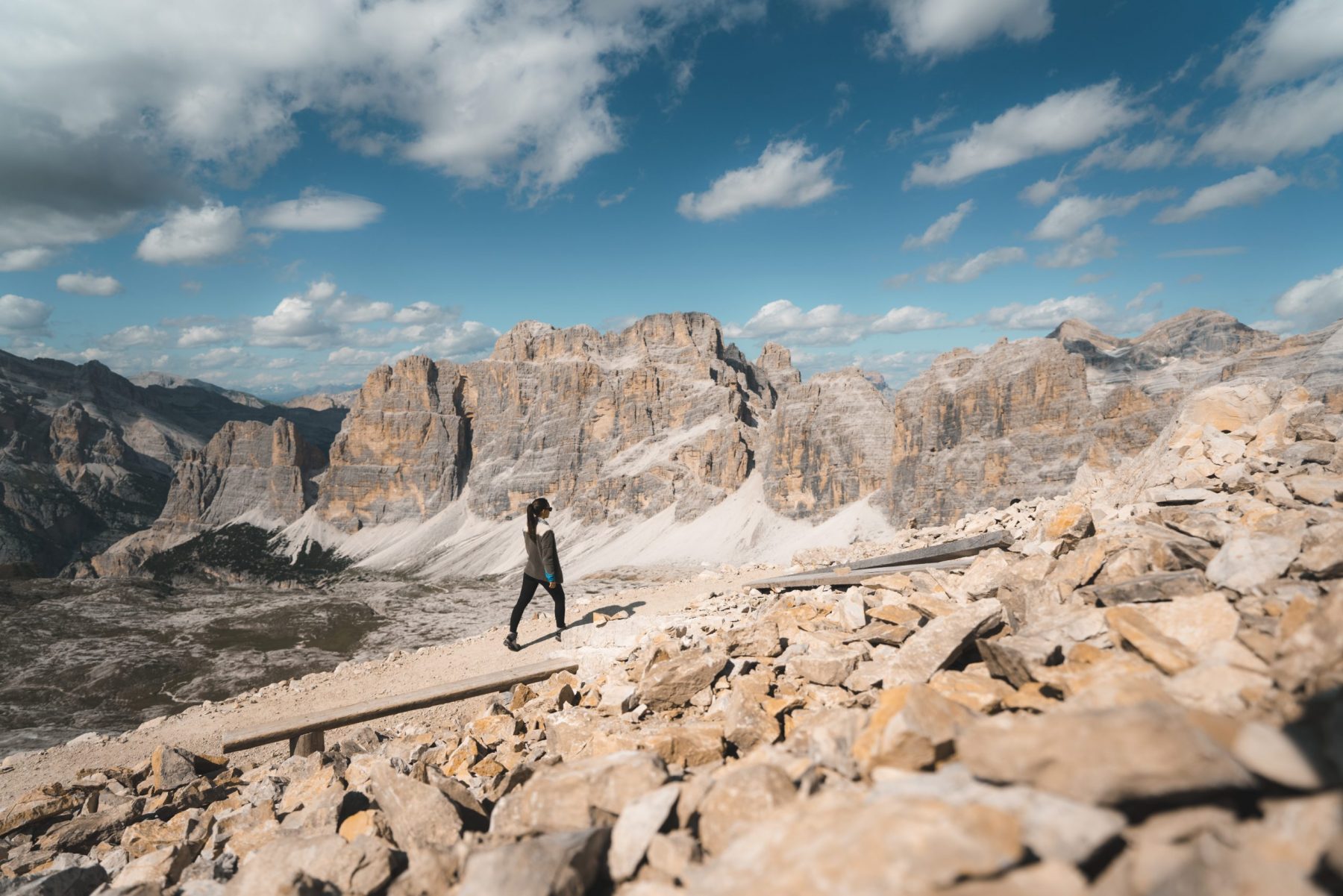 Lagazuoi. Credits: Nicolò Rinaldi. @nclrnld. Cortina Dolomiti Ultra Trekking.