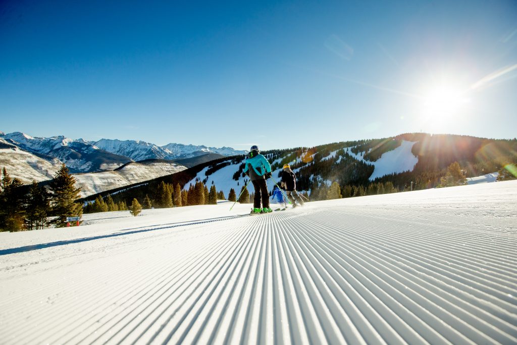 Kids Ski School at Vail, CO. Photo: Daniel Milchev. Vail Resorts. Vail Resorts announces indoor safety protocols for the 2021-22 season.