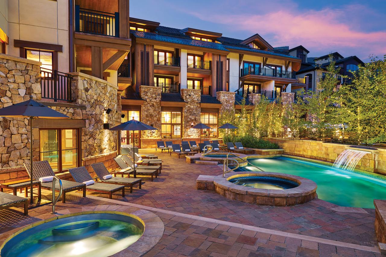 Outside pools at the Sebastian. The Must-Read Guide to Vail. Book your stay at the Sebastian here.