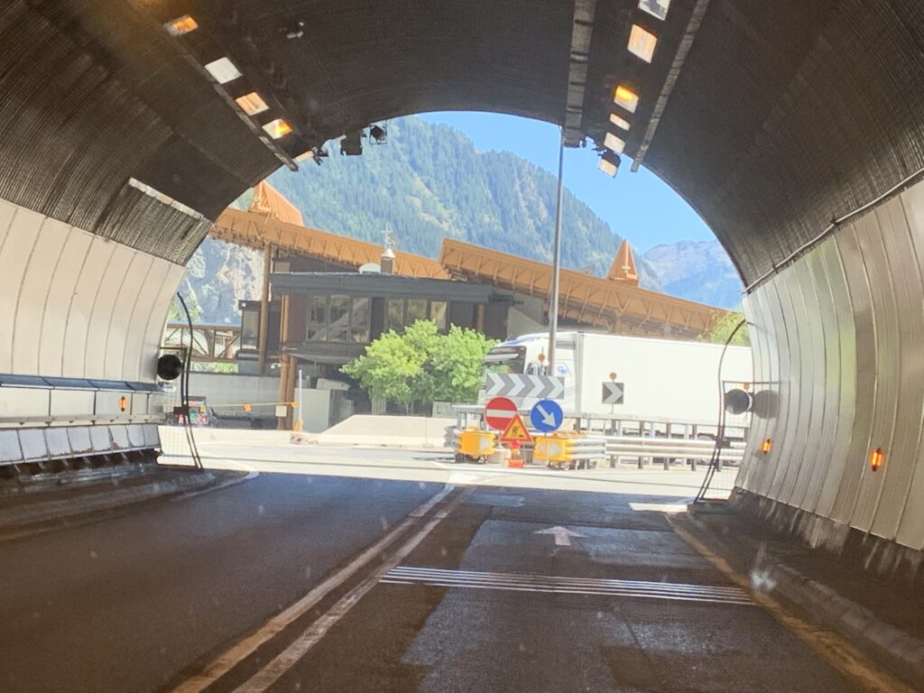 The Italian side of the Mont Blanc Tunnel. Photo: The-Ski-Guru