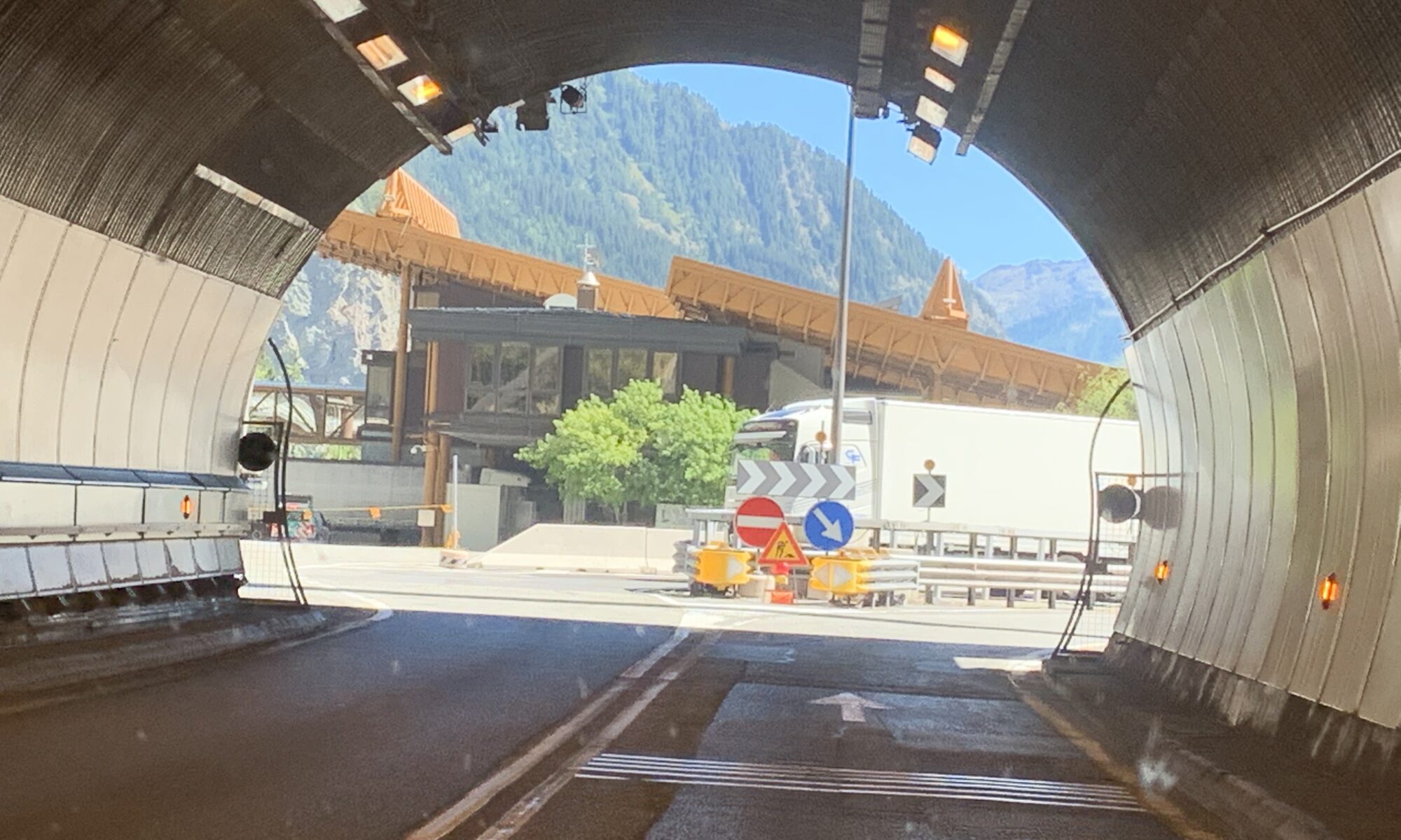 The Italian side of the Mont Blanc Tunnel. Photo: The-Ski-Guru