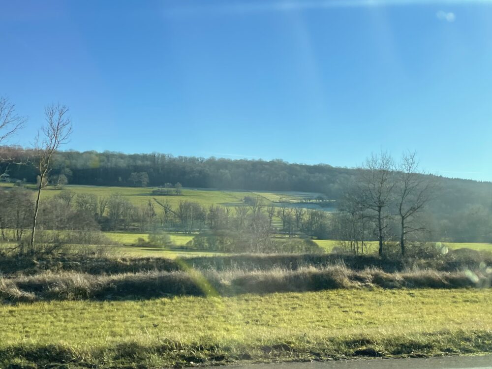 The drive from Chaumont to Langres, a lovely piece of route nationale before getting back to the main motorway. Photo: The-Ski-Guru. The Mad Rush of the Last Days to get out of Britain in Time before Lockdown.