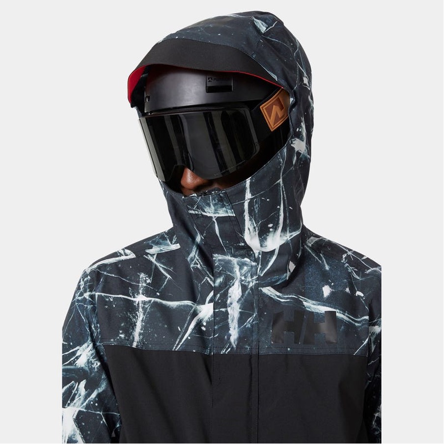 The HH ULLR jacket's hood is designed to cover a helmet. Photo courtesy: Helly Hansen. 