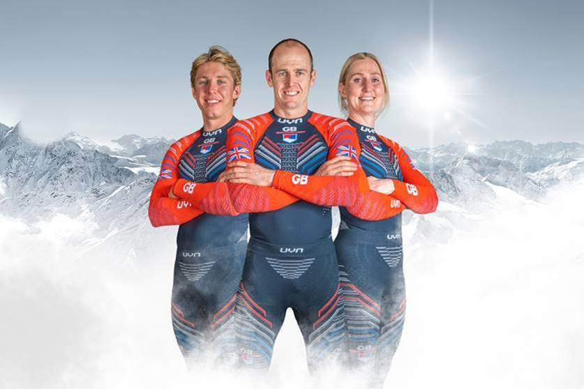 The UK Ski Team is sponsored by UYN Technical underwear. Photo courtesy UYN.