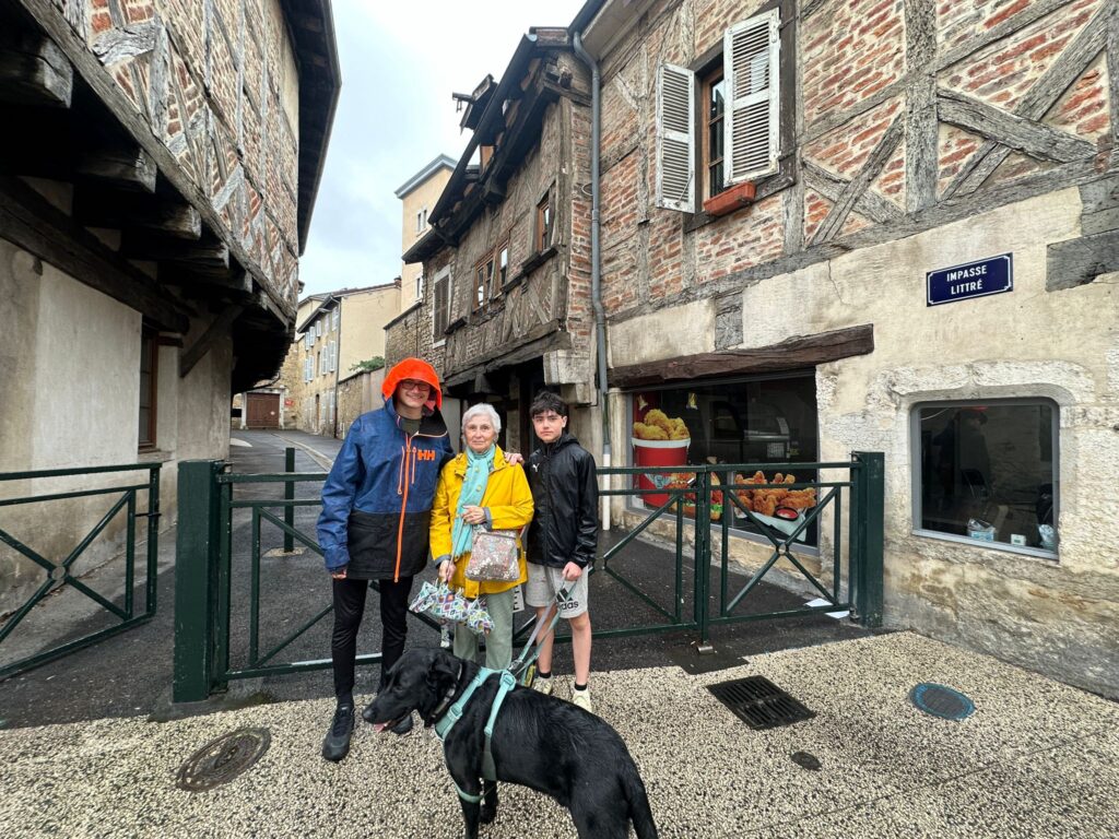 Bourg-en-Bresse seemed very nice, in its historic center, but it was all closed and raining, so we did not appreciate it in full swing. Photo: The-Ski-Guru.