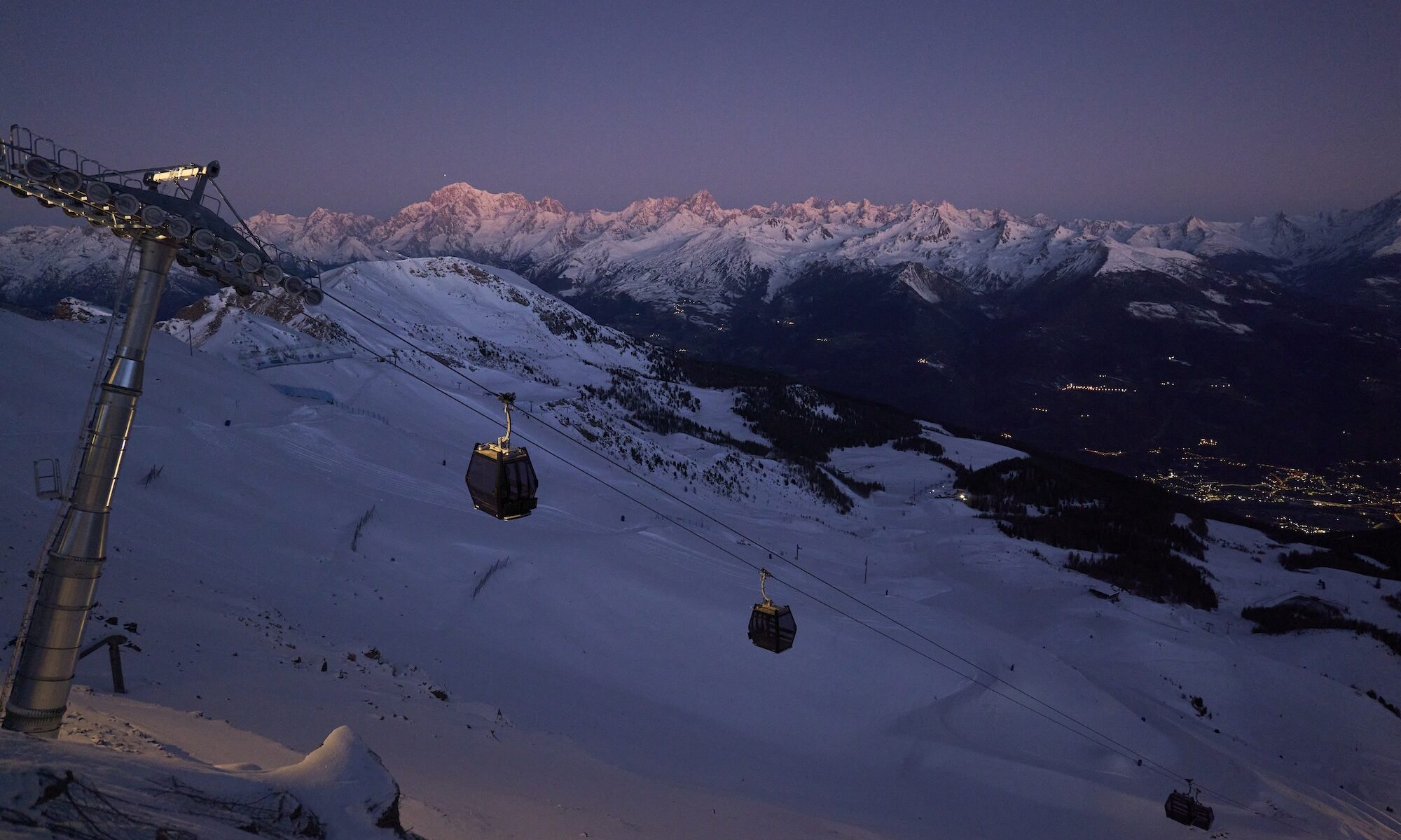 Pila has opened its new cablecar Couis 1- Platta de Grevon. Photo: Pila sPa.