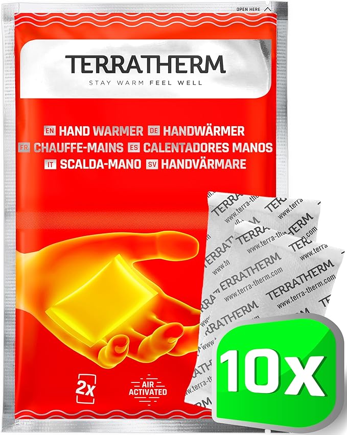 These can save your day in the slopes. Get a box of some hand warmers and have them ready if the temperature drops down! Buy them here. 