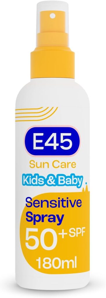 Suncream lotion 50+. You need to reapply during the day so you should take yours in your backpack. Get yours here. 