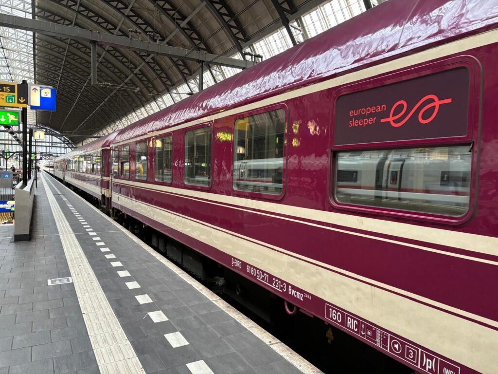 The European Sleeper Train, a great way to go skiing in style to the Dolomites or Austrian Alps. Photo: European Sleeper.