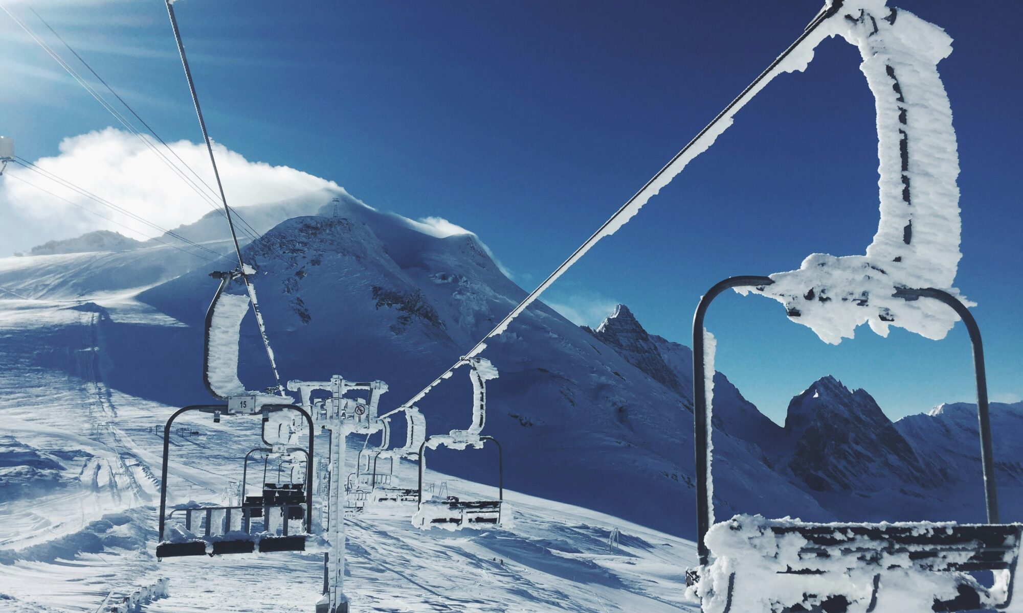 Frozen chairs in Tignes. Photo: Robert Bye. Unsplash. Mountain Doctors publishes accident figures.